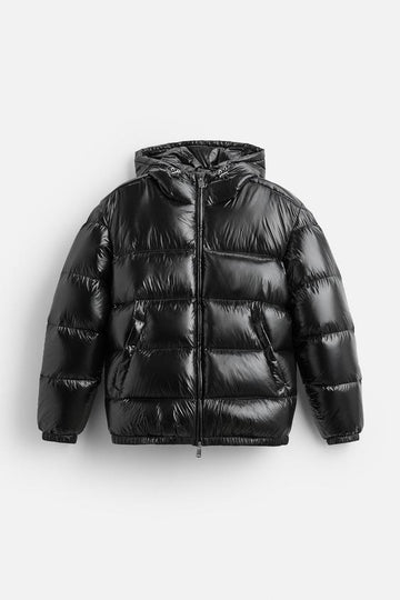 Gareth-Puffjacke Herren Schwarz Warm