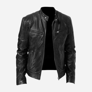 Dominic - Eine lässige Herren-Lederjacke mit schmaler Passform