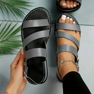 Diana - Damen Römische Sandalen Knöchelriemen Leder