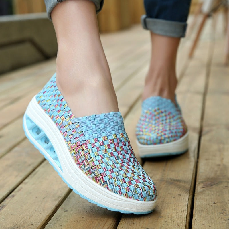 Chantelle - stilvolle luftgepolsterte Flechtschuhe