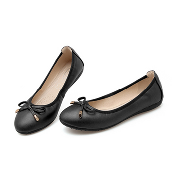 Calliope - Flache Damenschuhe mit Schleifenverzierung