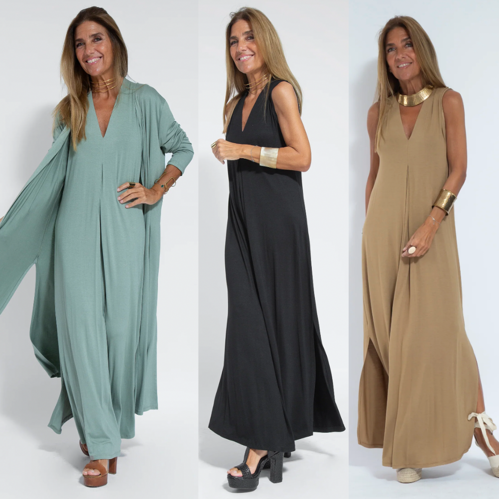 Charlot - Damen Kleid & Weste Elegant & Bequem