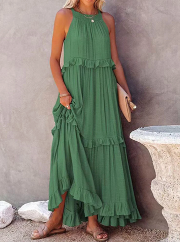 Caitlyn - Stylisches Maxikleid Damen Frühling Sommer