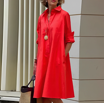 Alissa - Damen Midi-Kleid, Elegant & Bequem