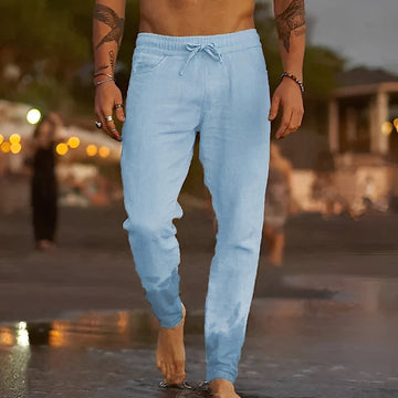 Michael - Lässige Strandhosen für Männer aus Leinen