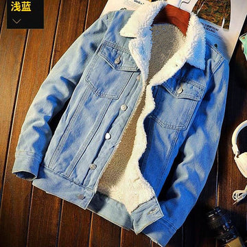Hadrian - Jeansjacke Herren Gefüttert