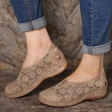 Edith - Trendige Perforierte Freizeitschuhe