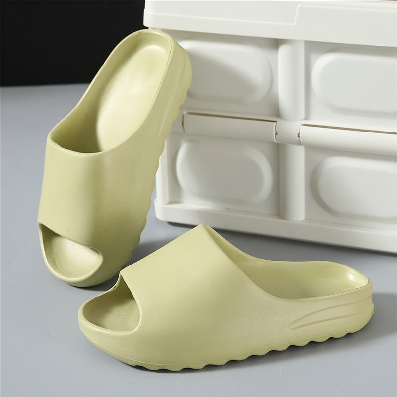 Jolina - Damen Yeezy Stil Bequeme Pantoletten