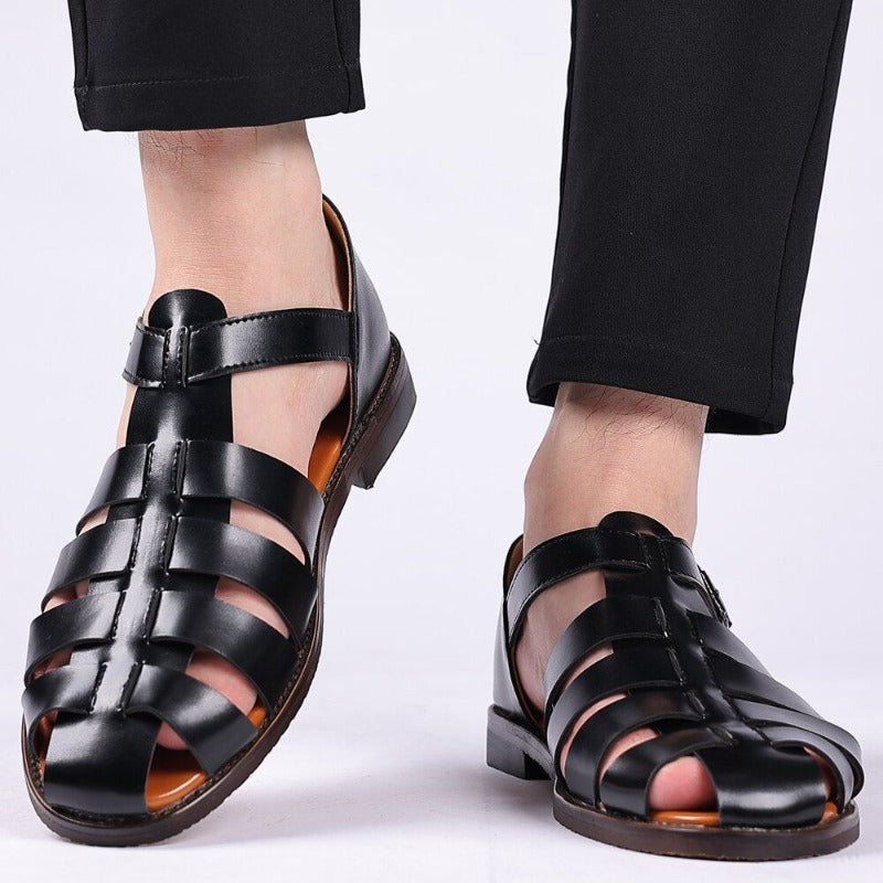 Zach - Ledersandalen Komfortabler Sommerstil