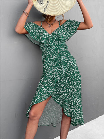 Clara - Elegantes Grünes Midikleid für Damen