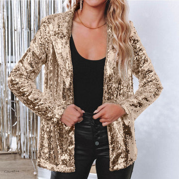 Deitra - Lässiger Blazer-Anzug mit Pailletten