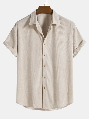 Noah - Leichtes Sommer Cordhemd, Luftiger Stil