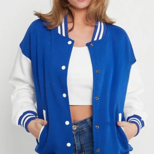 Bomberjacke im College-Stil